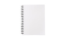 Spring Notepad Front View, Png File Of Isolated Cutout Object On Transparent Background.