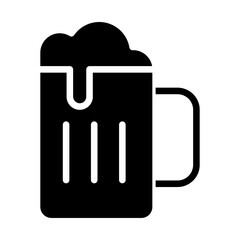 Canvas Print - Solid beer icon