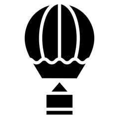 Poster - Solid Air Balloon icon