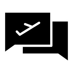 Poster - Solid Chat Flight icon