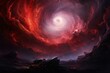 Exploring a mystical nebula universe with sharpness and realism. Generative AI
