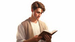 © Alexandre - homem religioso lendo a biblia