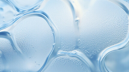 Wall Mural - frosty texture of bubblefilled glass, with a swirling design of air pockets reminiscent of melting i