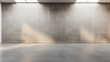Texture of Polished Concrete A smooth and glossy surface of concrete, with a reflective finish and a sleek texture.
