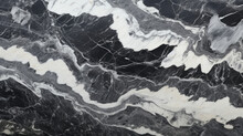 Texture Of Black Marble With Intricate S Of White And Grey Swirls. The Unique And Unpredictable Pattern Creates A Sense Of Movement Within The Texture.