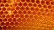 © Justlight - Macro View of Honeycomb Beehive Texture This highly magnified image showcases the intricate details of the honeycomb beehive texture, revealing the delicate nature of the design. The texture