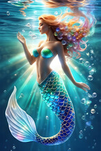 Mermaid In The Water