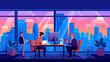 © DRN Studio - Concept vector illustration of business meeting.