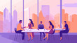 © DRN Studio - Concept vector illustration of business meeting.