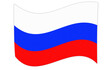 russian federation flag illstration