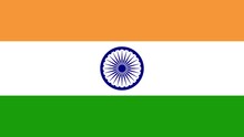 粒子が集まってできたインド国旗