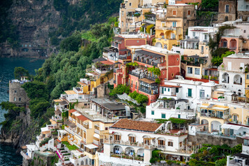 Sticker - Town of Positano - Italy