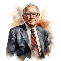 Warren Buffett illustration