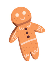 Poster - christmas dessert gingerbread man