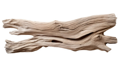 Wall Mural - driftwood isolated on transparent background