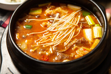 Wall Mural - doenjang stew, bean paste stew