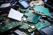 © altitudevisual - close-up of broken down electronic waste