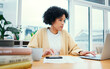 © Rene L/peopleimages.com - Woman with laptop, documents and research in home office with smartphone, internet and ideas for freelance project. Remote work, mobile app and girl with computer, paperwork and reading email website