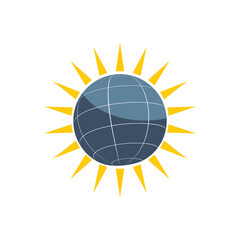 Sticker - Solar panel logo