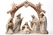 © alauli - Wooden Nativity Scene: Jesus and Wise Men in Rustic Christmas Decor