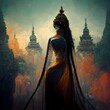 Thai goddess with highly detailed cinematic look so impressive stunning 