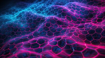 l technology abstract vector background with purple color. Digital blockchain concept