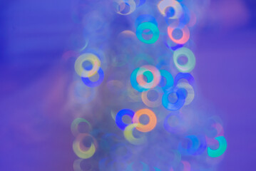 abstract background with light bokeh