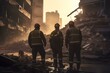 Rettungskräfte suchen in den Trümmern nach Überlebenden nach dem Erdbeben
