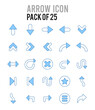 © Icon - 25 Arrow. Two Color icons Pack. vector illustration.