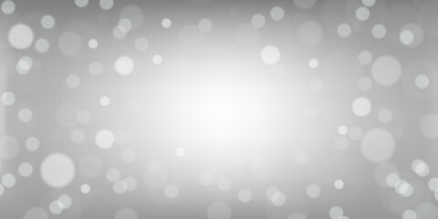 Wall Mural - Bokeh on a light gray background. Design of wallpapers, posters and banners.