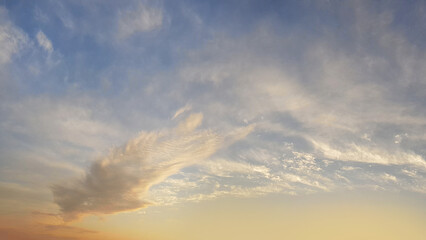 Wall Mural - beautiful morning sky with cloud