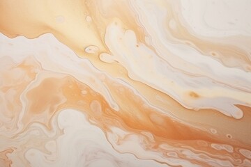  Silver and Beige Liquid Marble: Abstract Acrylic Art