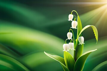 Wall Mural - snowdrops in spring