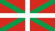 Flag of Basque Country (Kingdom of Spain, Autonomous communities of Spain) ikurrina,