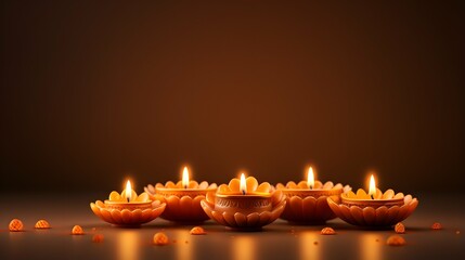 Diwali lights celebration background, hindu festival, india, diya lamp