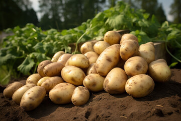 Sticker - Freshly Harvested Potatoes