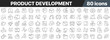 © stas111 - Product development line icons collection. Big UI icon set in a flat design. Thin outline icons pack. Vector illustration EPS10
