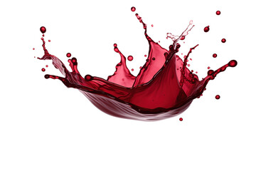 Wall Mural - red wine splash