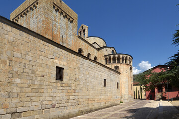 Wall Mural - apse of the Cathedral of Santa Maria, La Seu d’Urgell, LLeida province, Catalonia, Spain