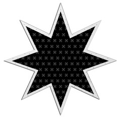 Poster - Star Sale sticker  price tag black friday star icon