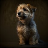 Fototapeta  - norfolk terrier puppyphotographic quailitypictureprofessional lighting 