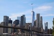 The Brooklyn Bridge and Manhattan Skyline