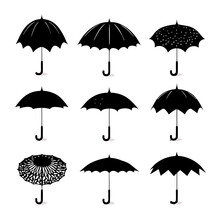 Umbrella Silhouette, Umbrella Vector, Umbrella Svg, Umbrella Png, Umbrella Illustration, Umbrella, Rain, Vector, Weather