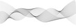 © Ahmad Araf - Abstract wavy technology curve lines on transparent background isolated. Grey wave swirl, frequency sound wave, twisted curve lines with blend effect. Abstract business wave lines. vector illustration