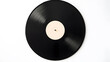 © Roman - White vinyl record with white background