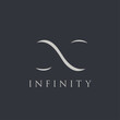 infinity symbol vector graphic design