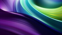 Abstract Gree And Purple Soft Waves Background