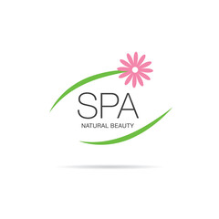 Wall Mural - spa beauty logo layout design