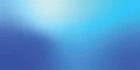 Blue grainy gradient background, noise texture gradient effect