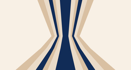 Wall Mural - Warm background design, with warm retro design